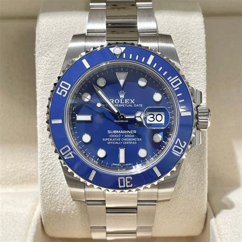 rolex sub smurf|rolex submariner 116619lb.